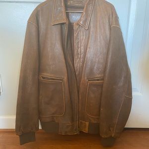 Brown Wilsons Leather coat from around 2010